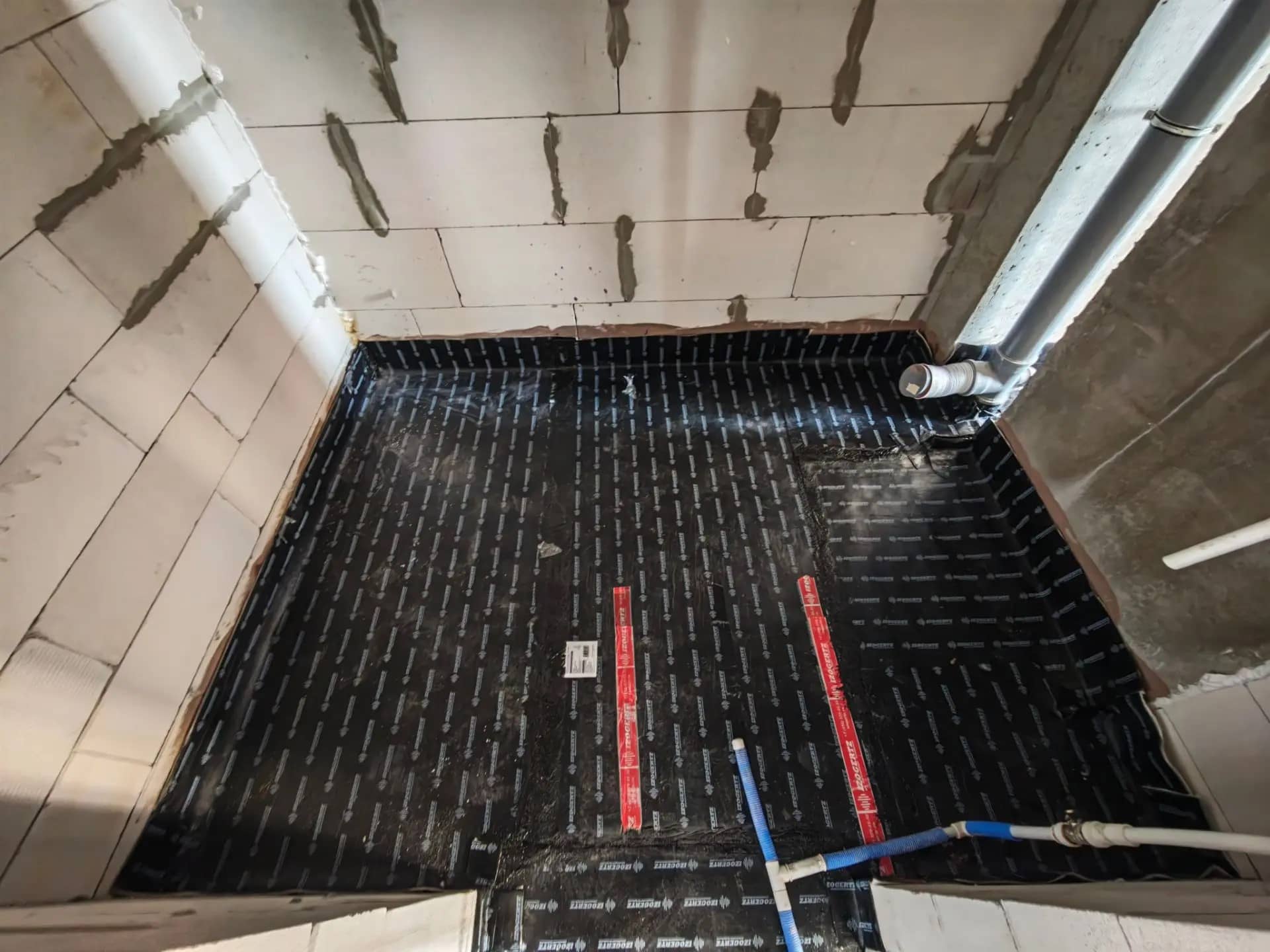 Пример выполненной шумоизоляции пола — работа 5
